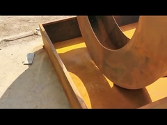 वास्तुशिल्प डिजाइन के लिए अनुकूलन योग्य इलेक्ट्रिक कॉर्टेन स्टील जल सुविधा