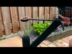 उद्यान 80 सेमी लकड़ी से जलने वाला आंगन हीटर/पेलेट स्टोव हीटर आउटडोर इनडोर