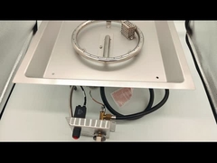 अनुकूलन योग्य आउटडोर आयत गैस फायरपीट बर्नर इनडोर