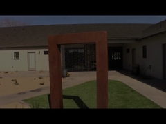 तालाब कॉर्टन स्टील झरना ब्लेड कैस्केड निजीकृत अंतरिक्ष अनुकूलन योग्य