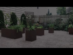 कस्टम मेलबॉक्स प्लांटर बक्से उद्यान धातु आभूषण मौसम प्रतिरोधी